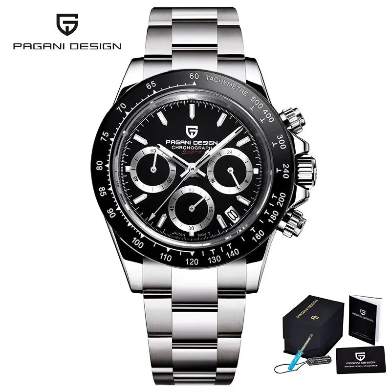 PAGANI DESIGN 2024 Men's Luxury Quartz Chronograph Watch